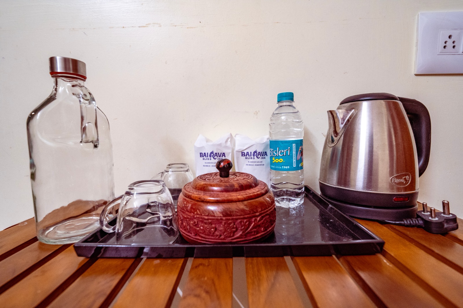 Deluxe Double Bed AC (Ground Floor) — peaceful stay at Bairava Bliss Inn