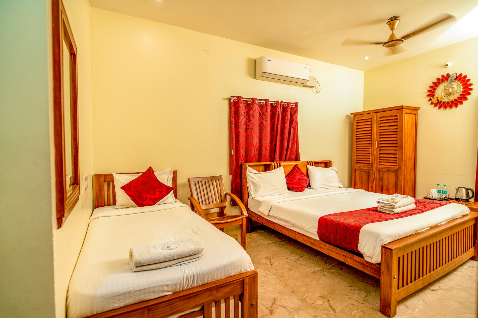 Deluxe Triple Bed AC (2nd Floor, No Lift)